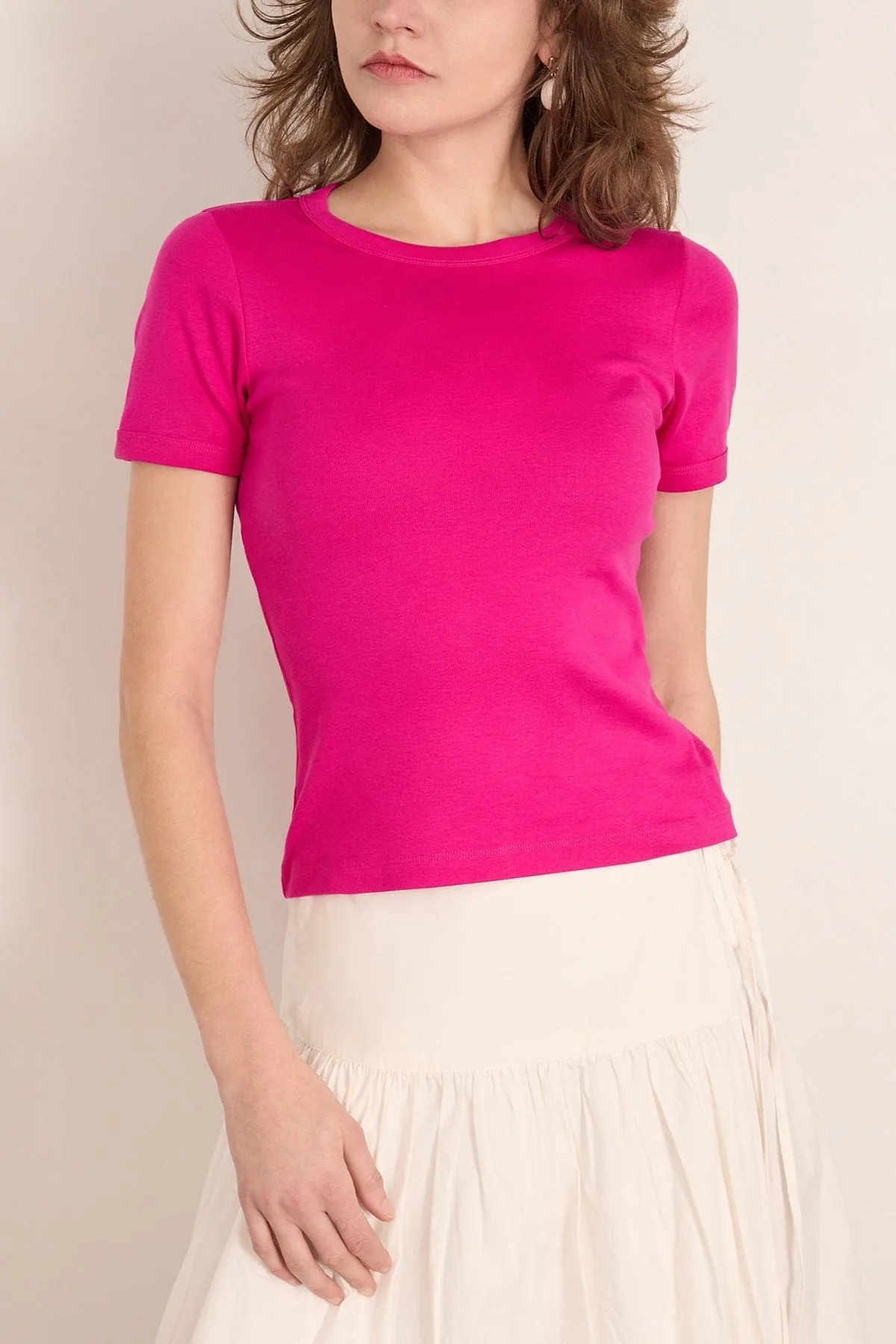 Car Tee in Fuchsia sold by Hampden Clothing product image thumbnail 3