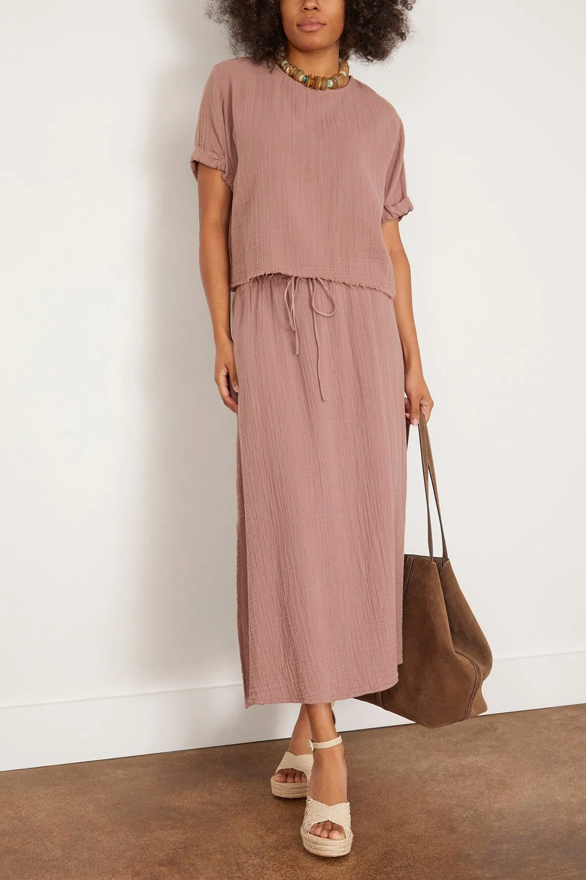 Carson Top in Dusty Rose sold by Hampden Clothing product image thumbnail 2