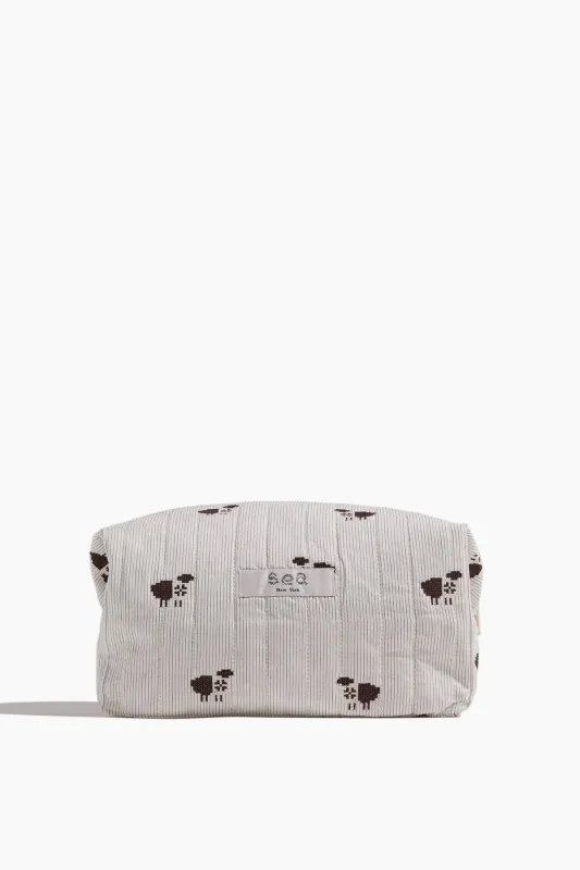 Ruthie Cosmetic Bag in Multi made by Sea