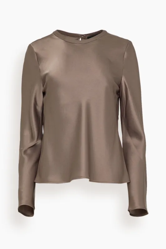 Arden Top in Mushroom made by A.EMERY