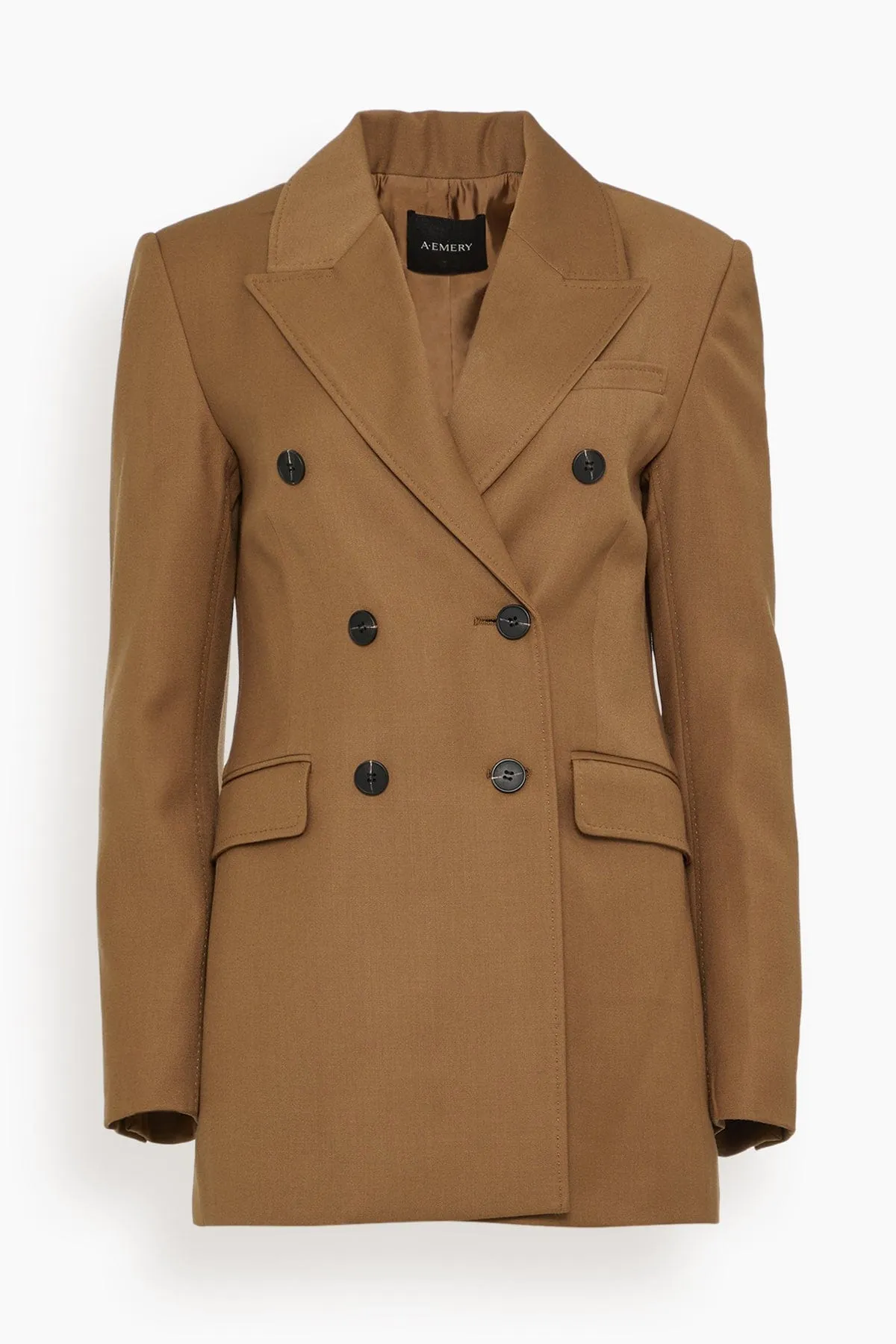 Blanche Blazer in Camel sold by Hampden Clothing