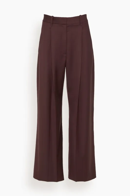 Goddard Pant in Mulberry sold by Hampden Clothing