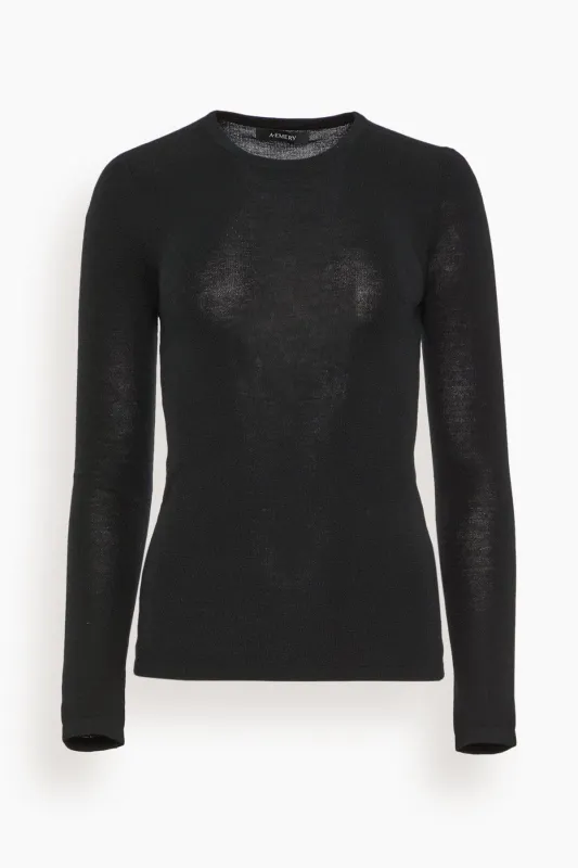 Charlie Top in Black made by A.EMERY