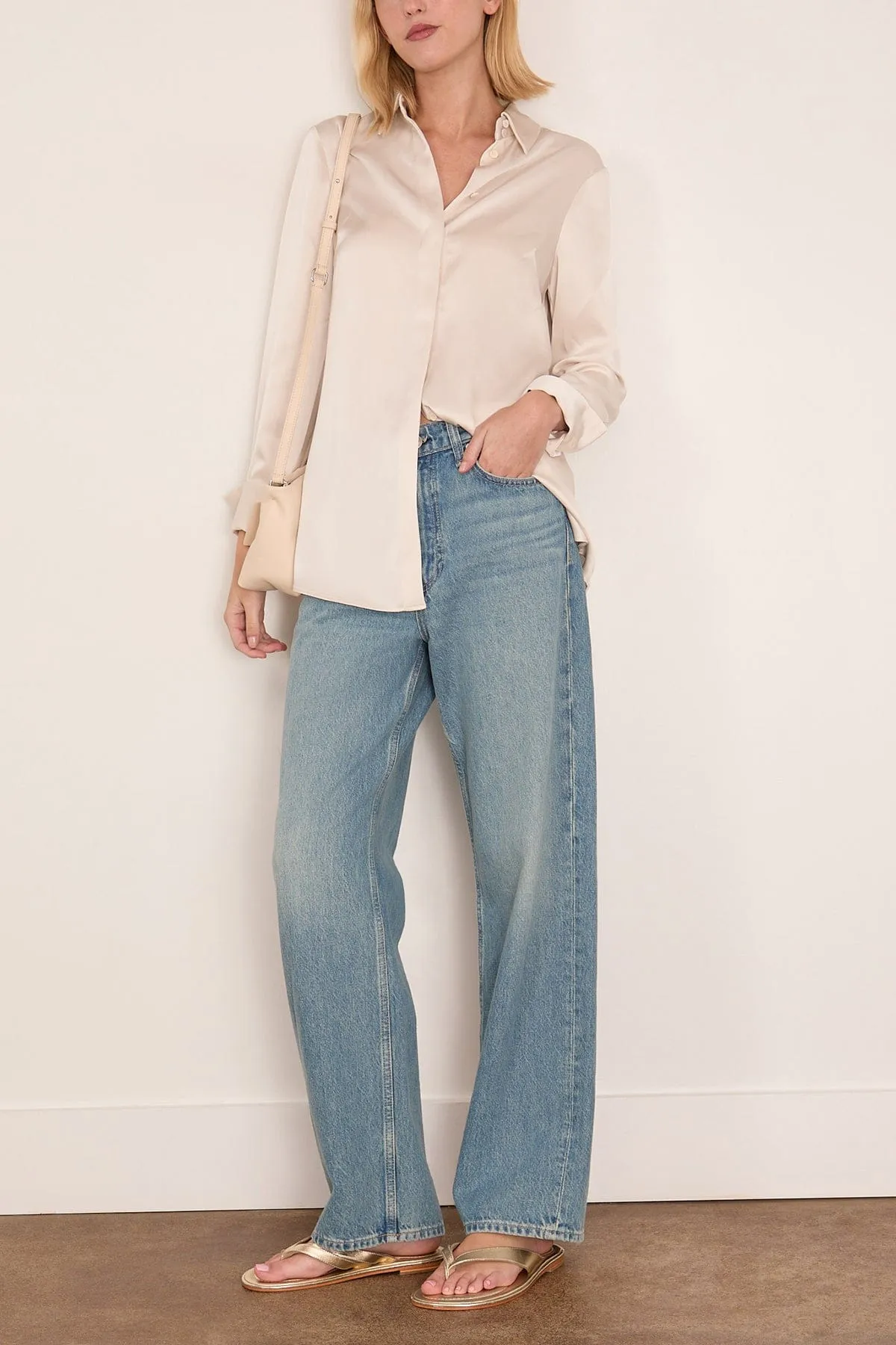 Philippa Shirt in Oyster sold by Hampden Clothing product image thumbnail 2