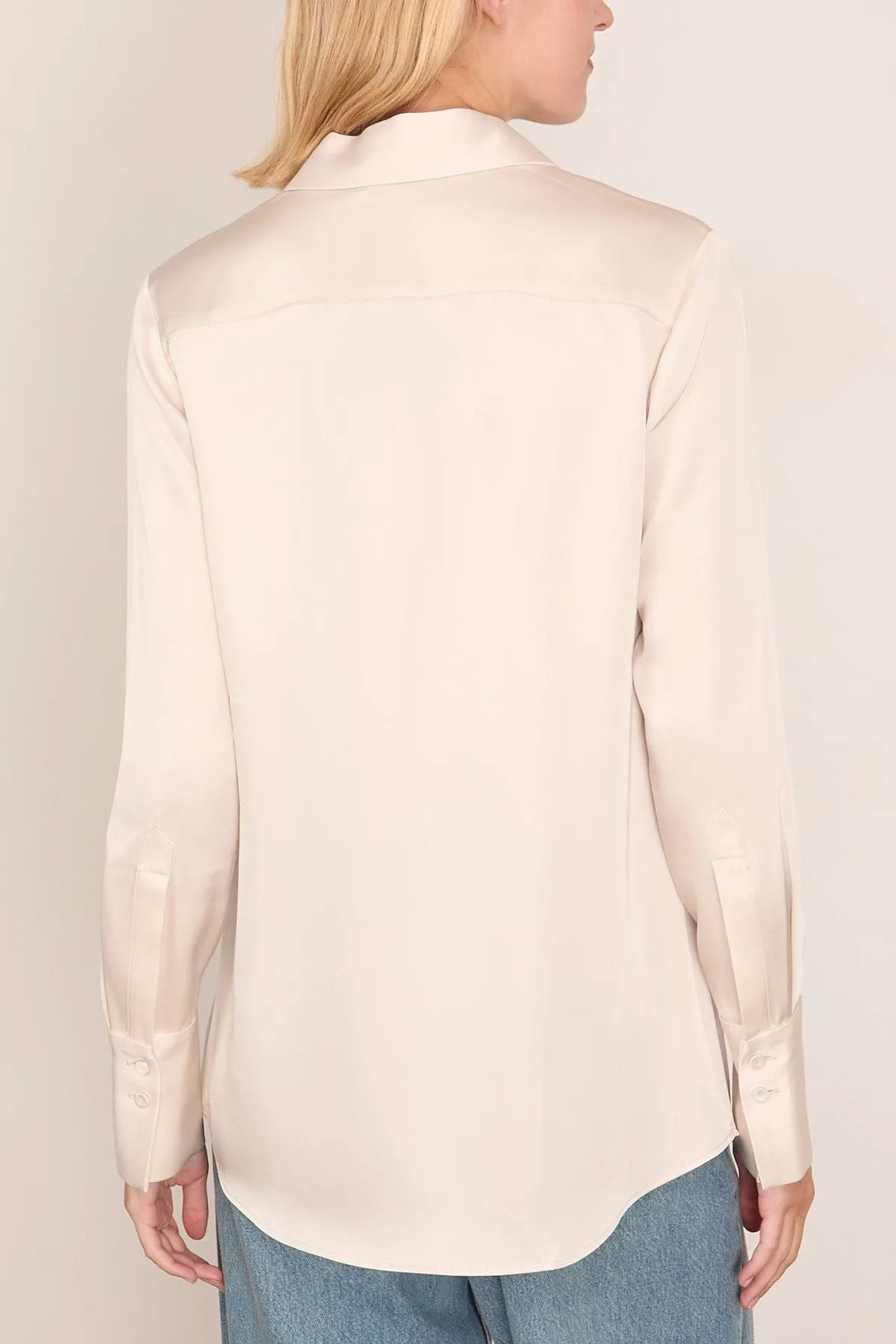 Philippa Shirt in Oyster sold by Hampden Clothing product image thumbnail 4