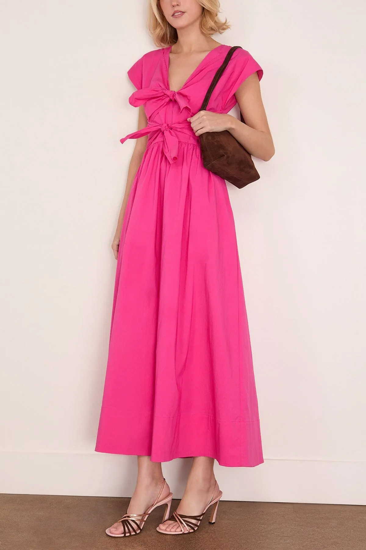 Calista Dress in Fuchsia sold by Hampden Clothing product image thumbnail 2