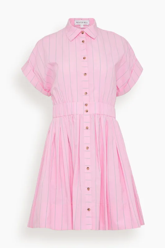 Howard Dress in Watermelon Stripe sold by Hampden Clothing