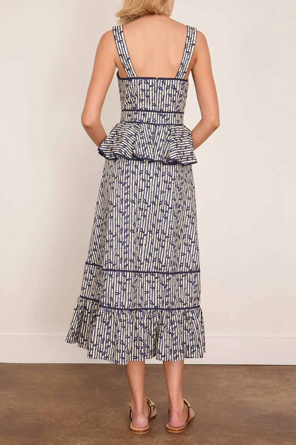 Lacey Dress in Vine Stripe sold by Hampden Clothing product image thumbnail 4