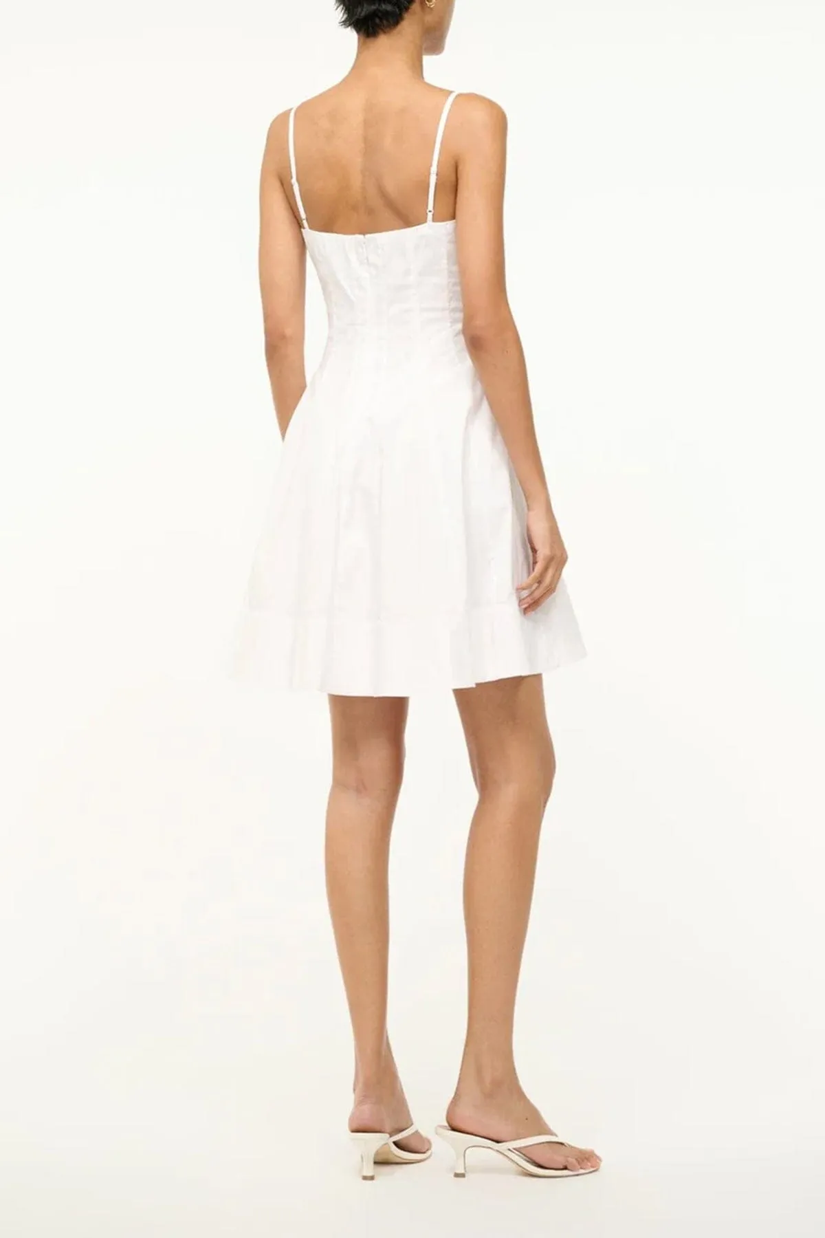Wylie Mini Dress in White sold by Hampden Clothing product image thumbnail 4