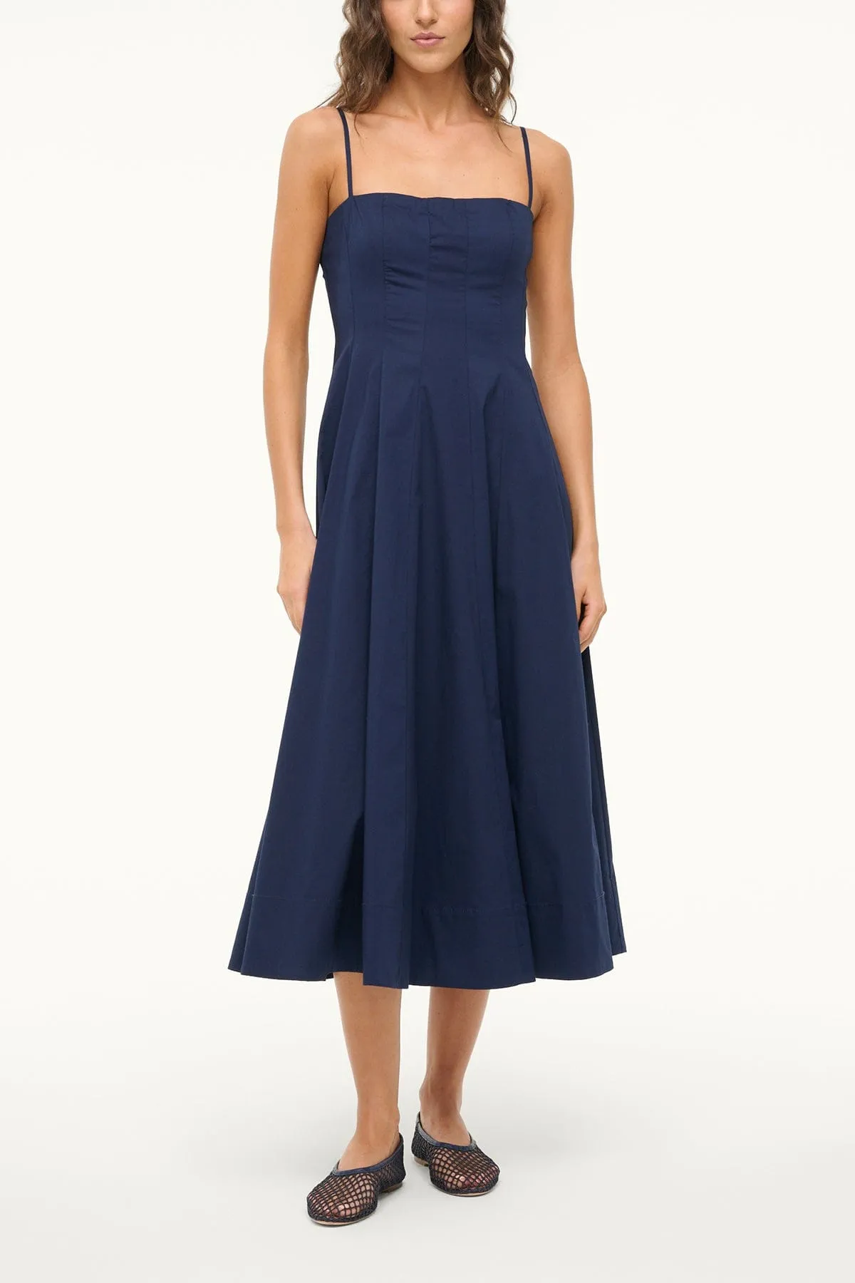 Wylie Dress in Navy sold by Hampden Clothing product image thumbnail 2