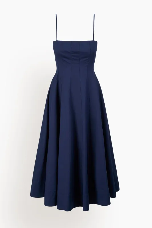 Wylie Dress in Navy sold by Hampden Clothing