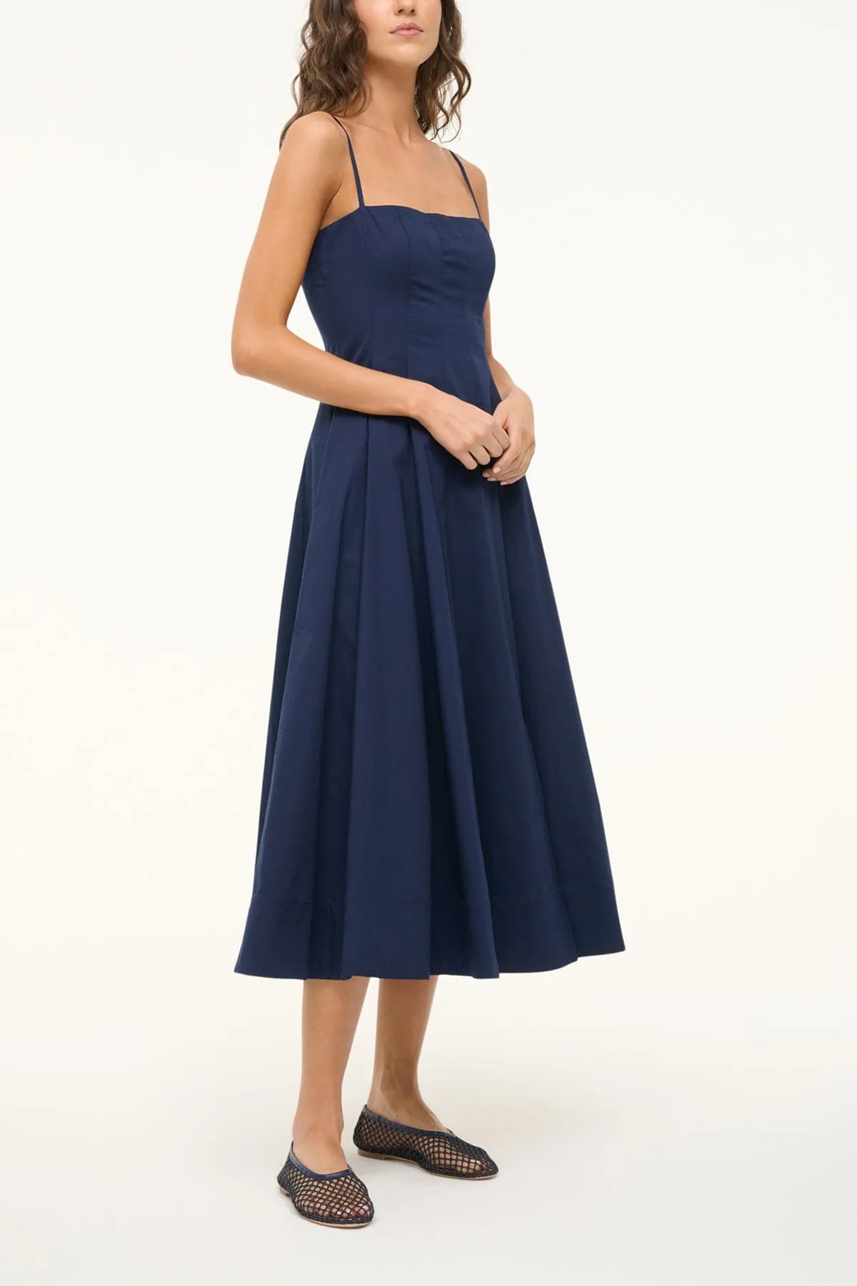 Wylie Dress in Navy sold by Hampden Clothing product image thumbnail 3