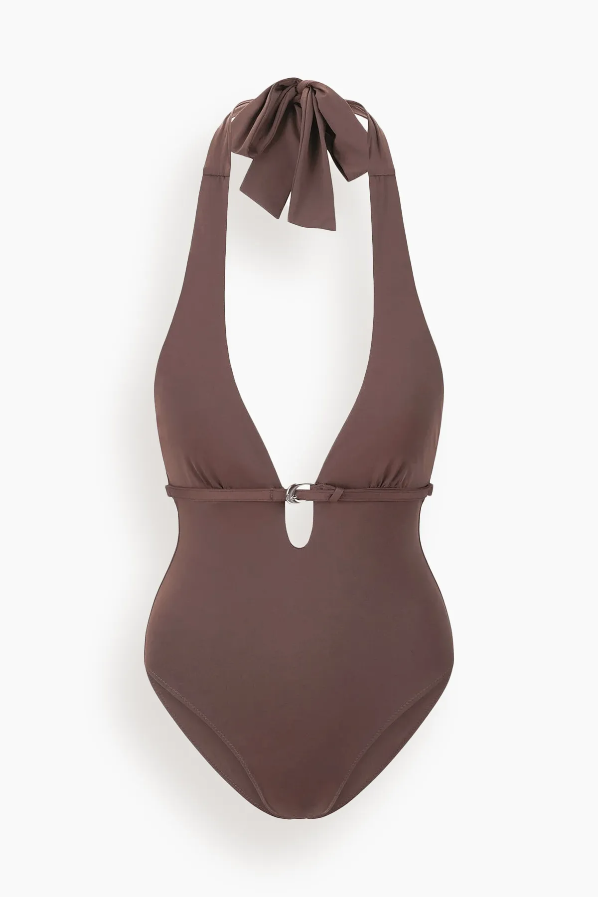La Jolla One Piece Dark Chocolate sold by Hampden Clothing