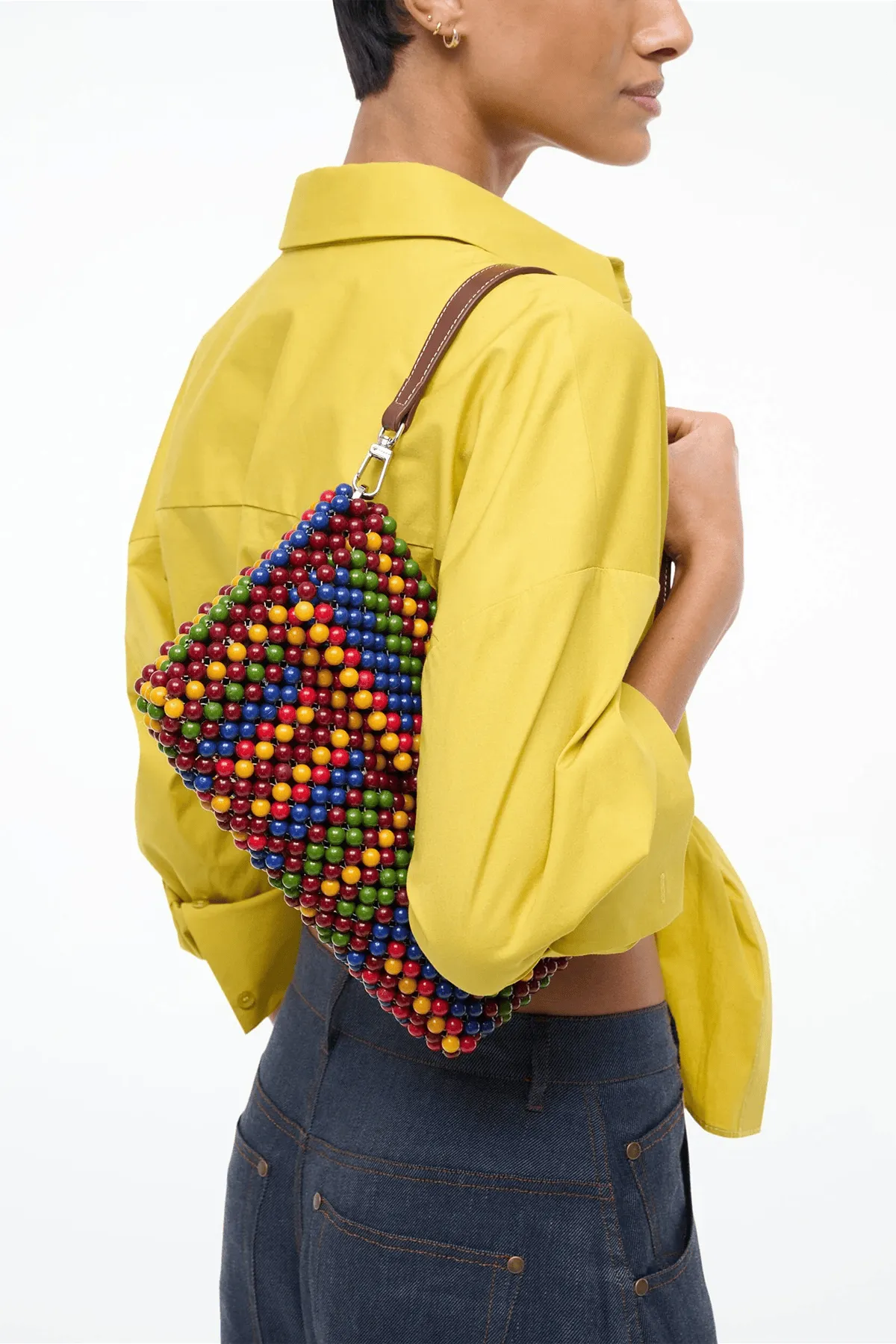 Timmy Convertible Shoulder Bag in Jungle Stripe sold by Hampden Clothing product image thumbnail 2