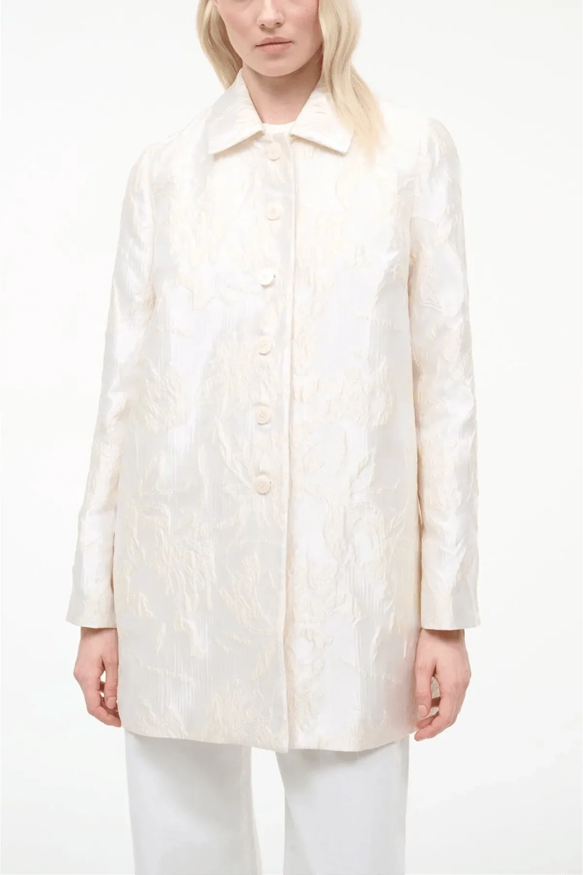 Halton Jacket in Botanical Ivory sold by Hampden Clothing product image thumbnail 3