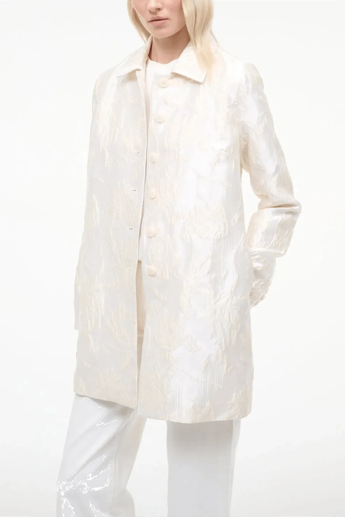 Halton Jacket in Botanical Ivory sold by Hampden Clothing product image thumbnail 2