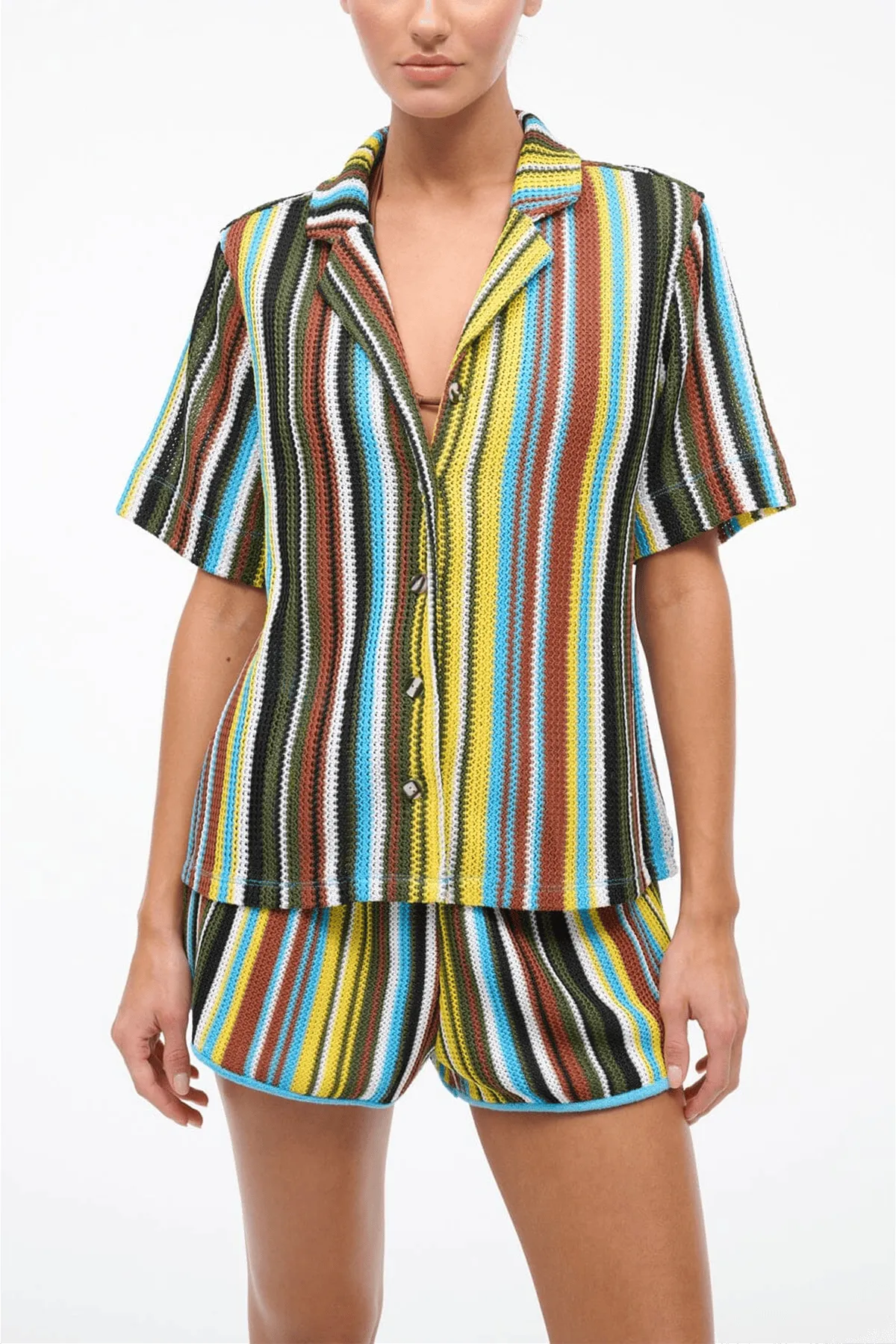 Gabi Shirt in Skate Stripe sold by Hampden Clothing product image thumbnail 3