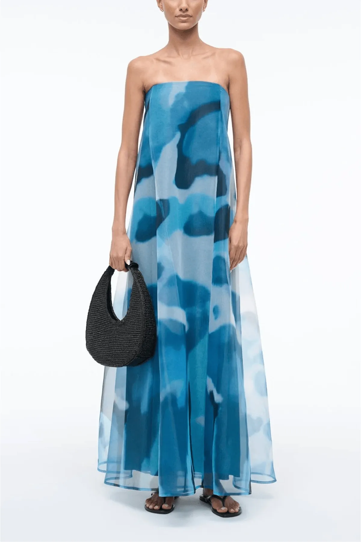 Allyson Dress in Blue Haze sold by Hampden Clothing product image thumbnail 2