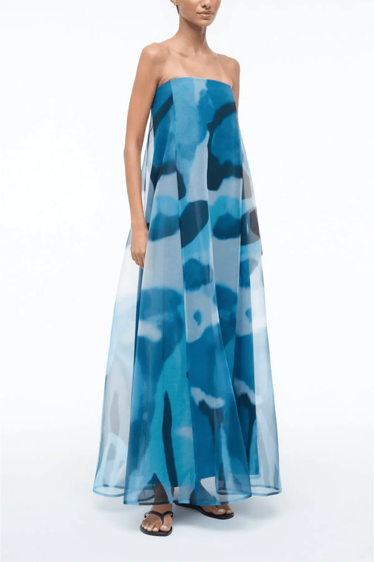 Allyson Dress in Blue Haze sold by Hampden Clothing product image thumbnail 3