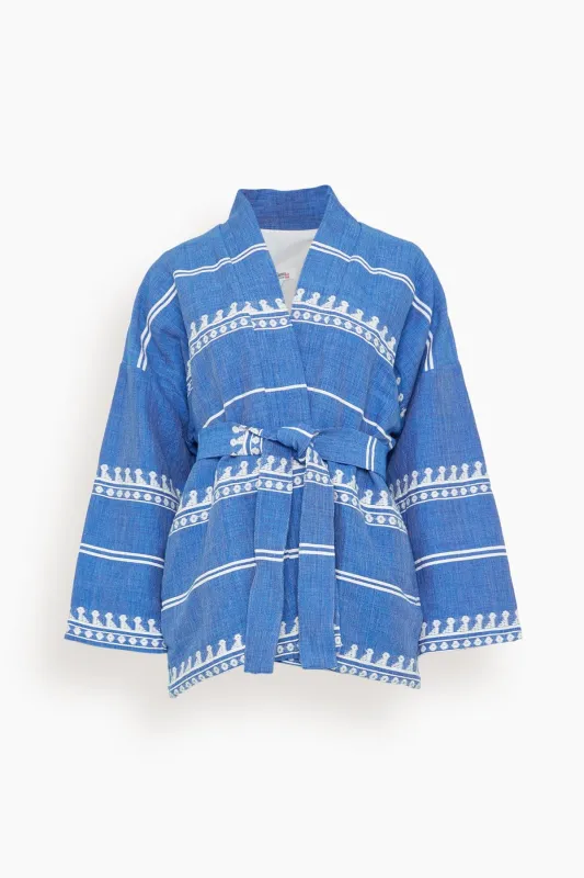 Terara Jacket in Tebibi Blue made by lemlem