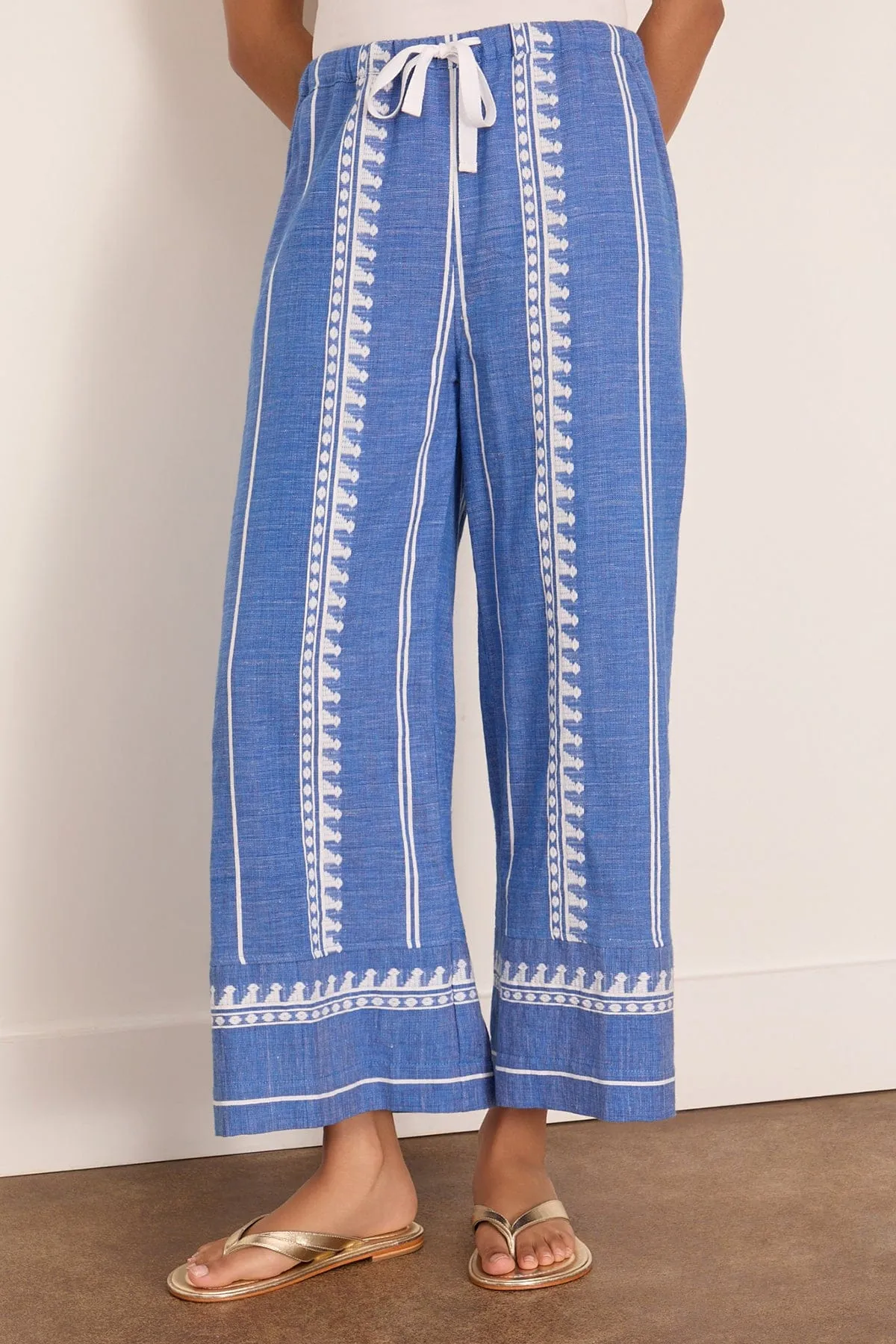 Desta Pants in Tebibi Blue sold by Hampden Clothing product image thumbnail 3