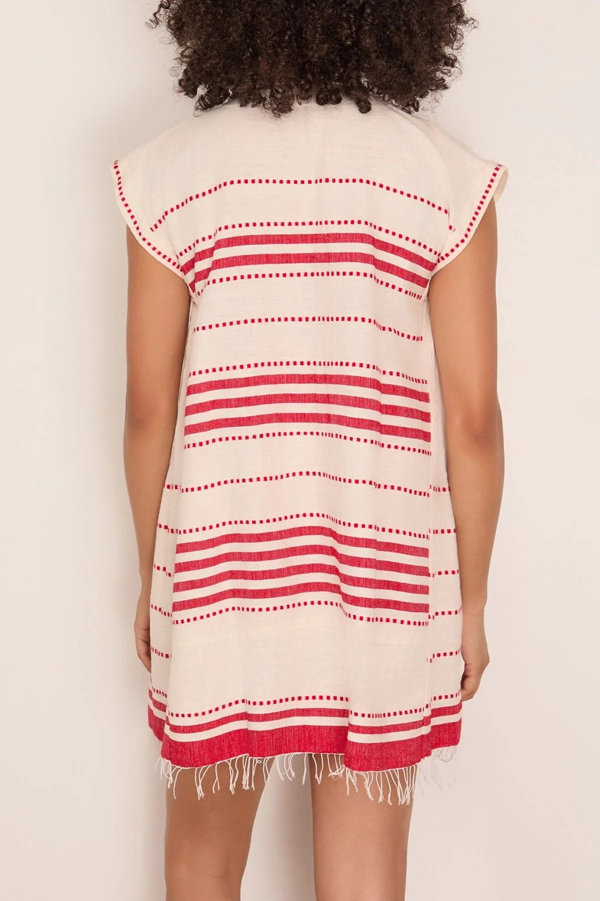 Elina Caftan in Eshe Red sold by Hampden Clothing product image thumbnail 4