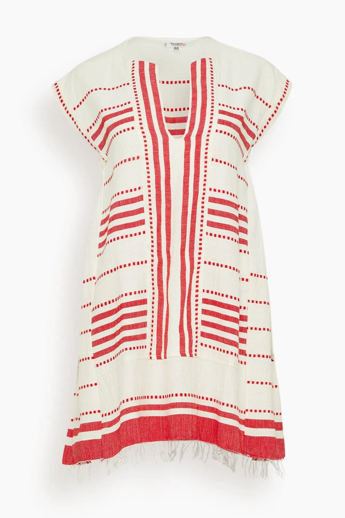Elina Caftan in Eshe Red sold by Hampden Clothing