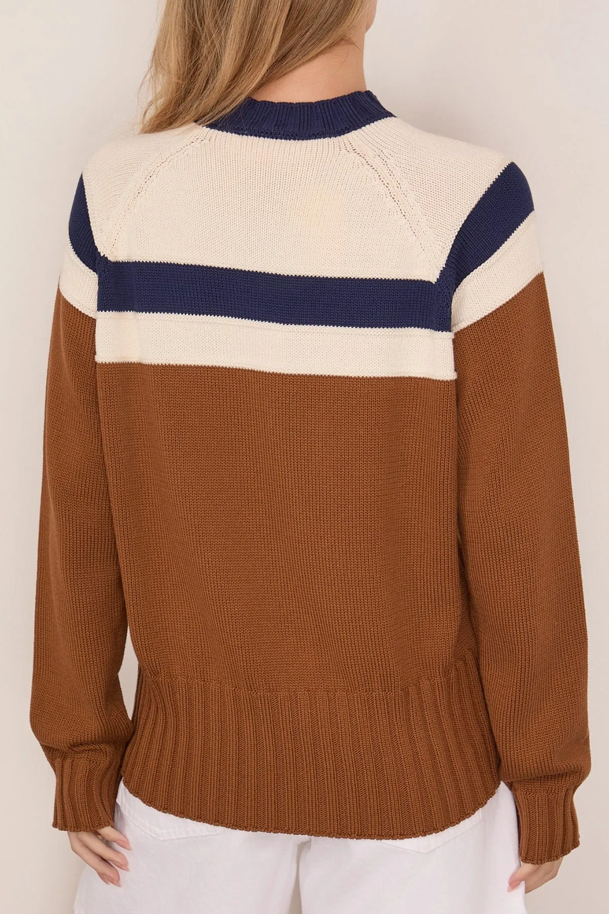 Roundneck Sweater in Tobacco sold by Hampden Clothing product image thumbnail 4