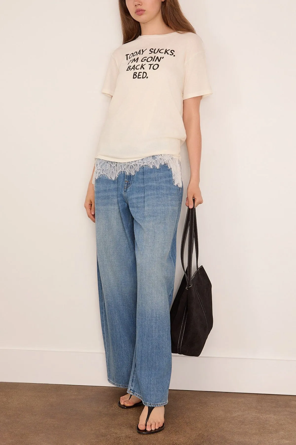 Today Sucks Boy T in Off White sold by Hampden Clothing product image thumbnail 2