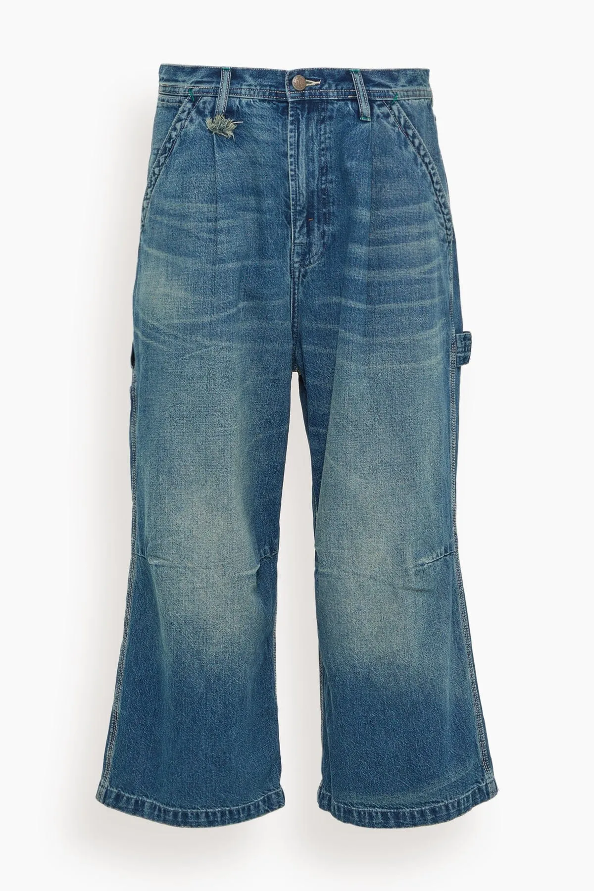 Crop Wide Leg Carpenter in Depot Blue sold by Hampden Clothing