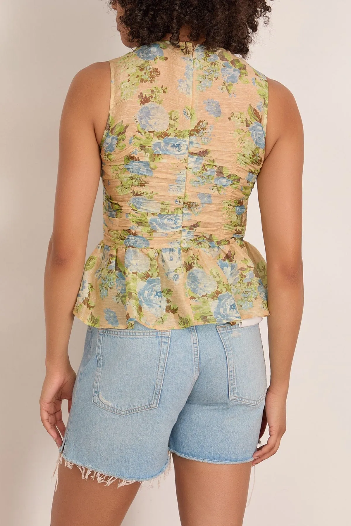 Doering Top in Garden Rose Peri sold by Hampden Clothing product image thumbnail 4