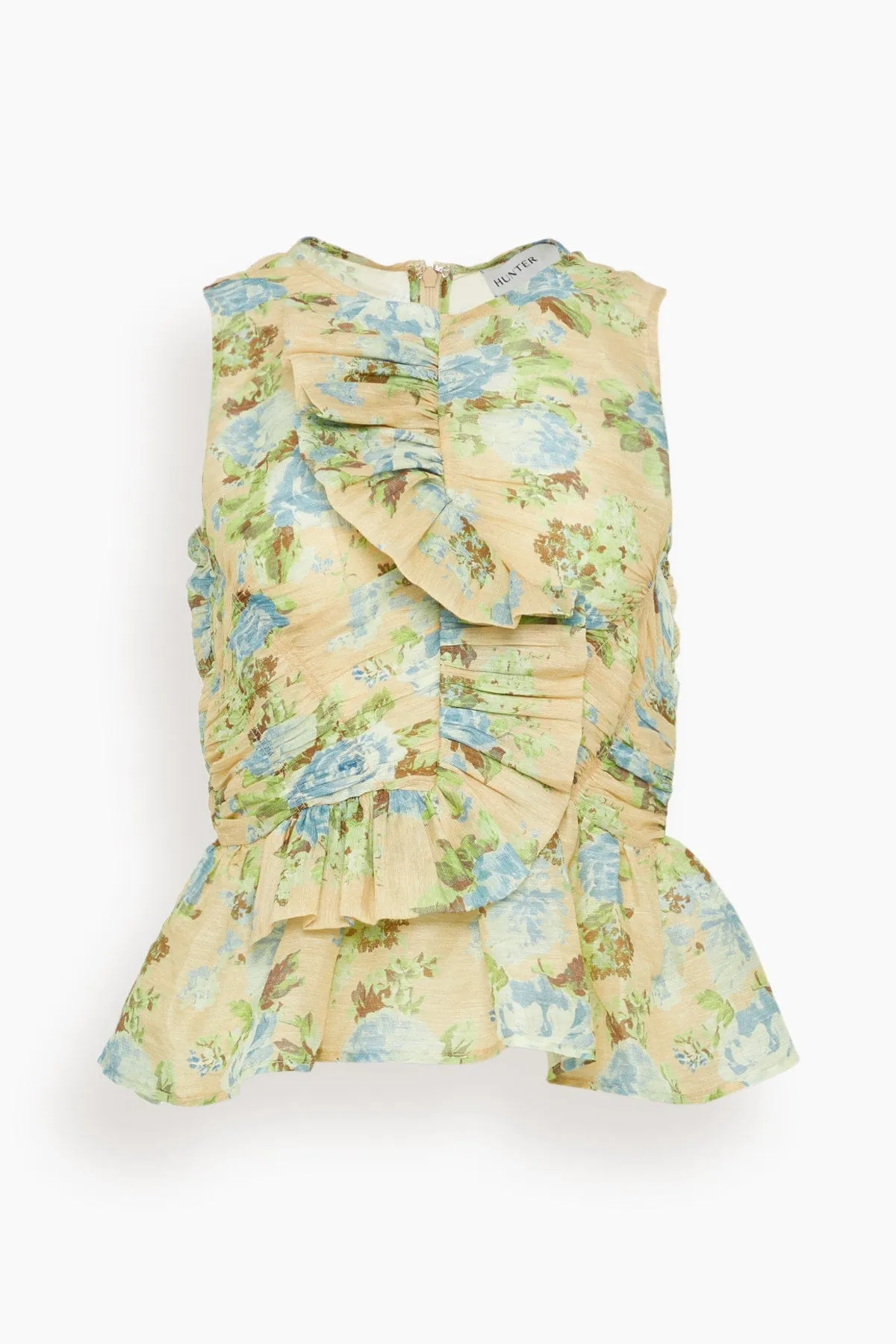 Doering Top in Garden Rose Peri sold by Hampden Clothing