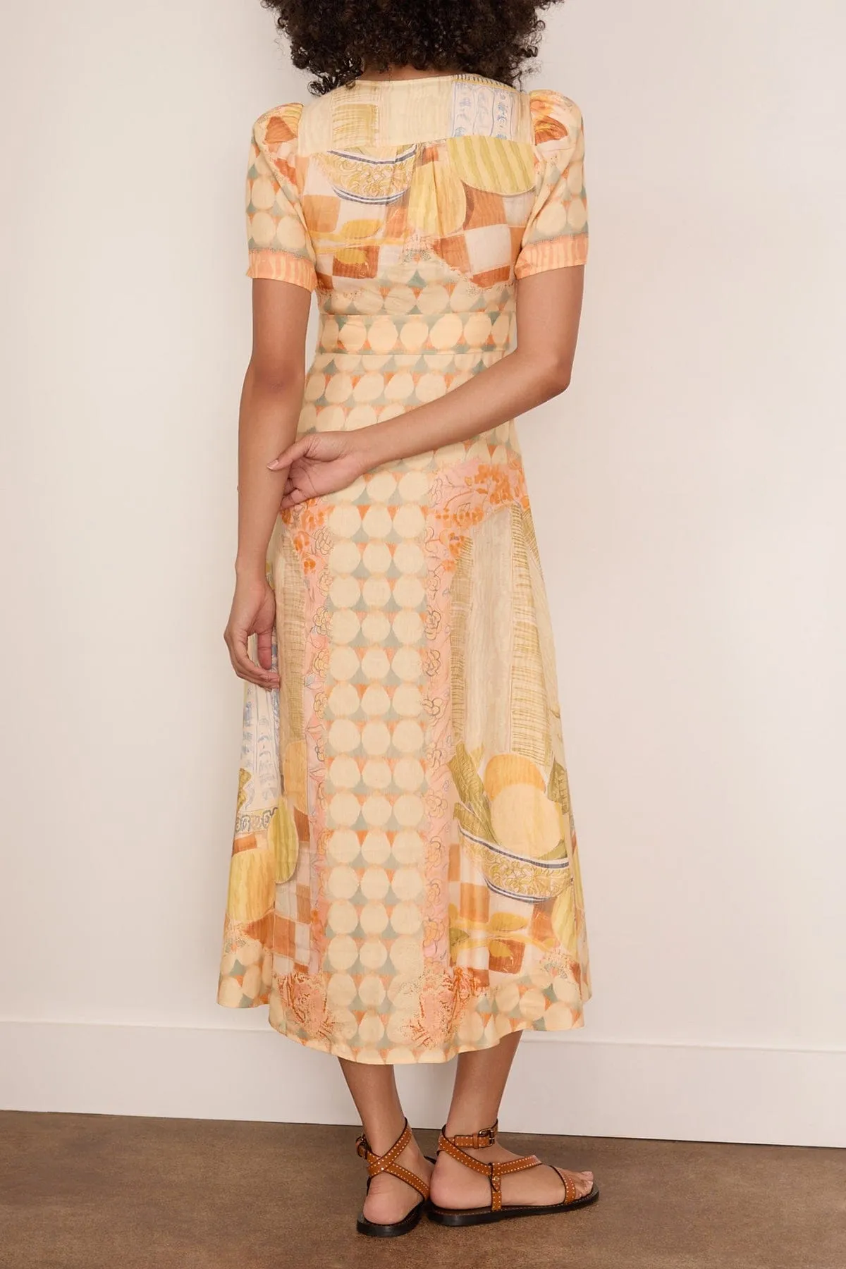 Larson Dress in Still Life Symphony sold by Hampden Clothing product image thumbnail 4