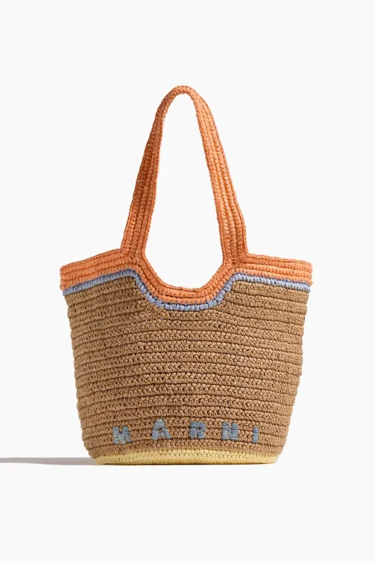 Hobo Small in Carrot/Shadow/Pompeii/Vanilla made by Marni