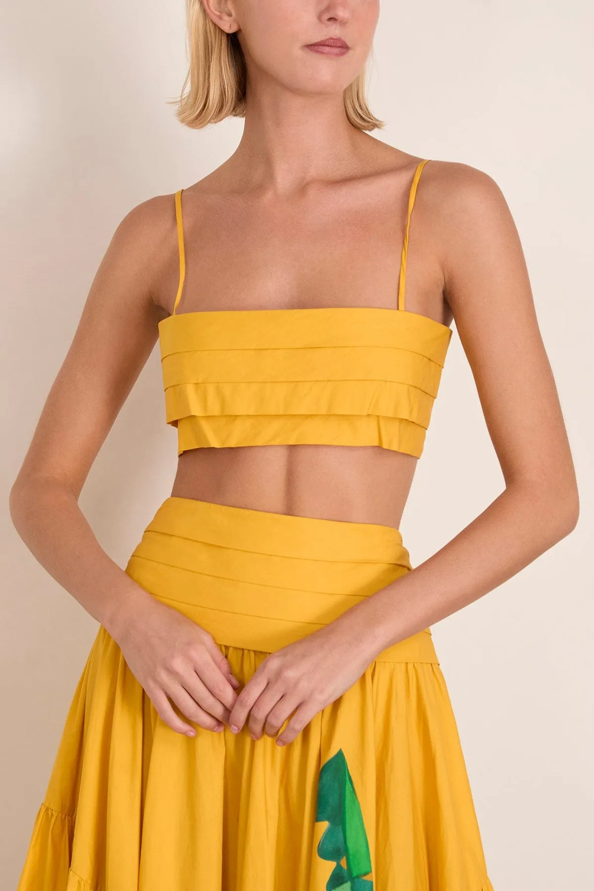 Mokshini Top in Yellow sold by Hampden Clothing product image thumbnail 3