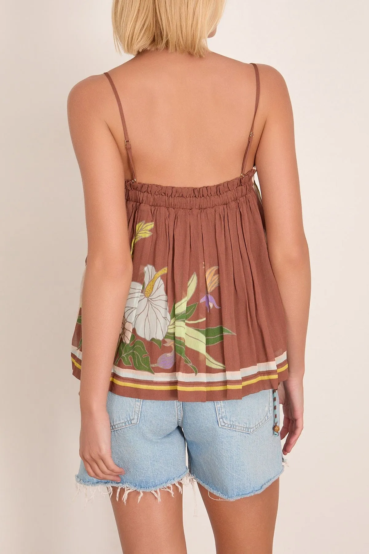 Alfie Ruched Top in Multi sold by Hampden Clothing product image thumbnail 4