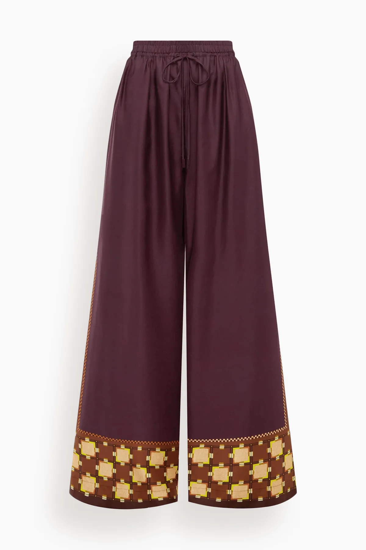 Wilson Silk Pant in Multi sold by Hampden Clothing