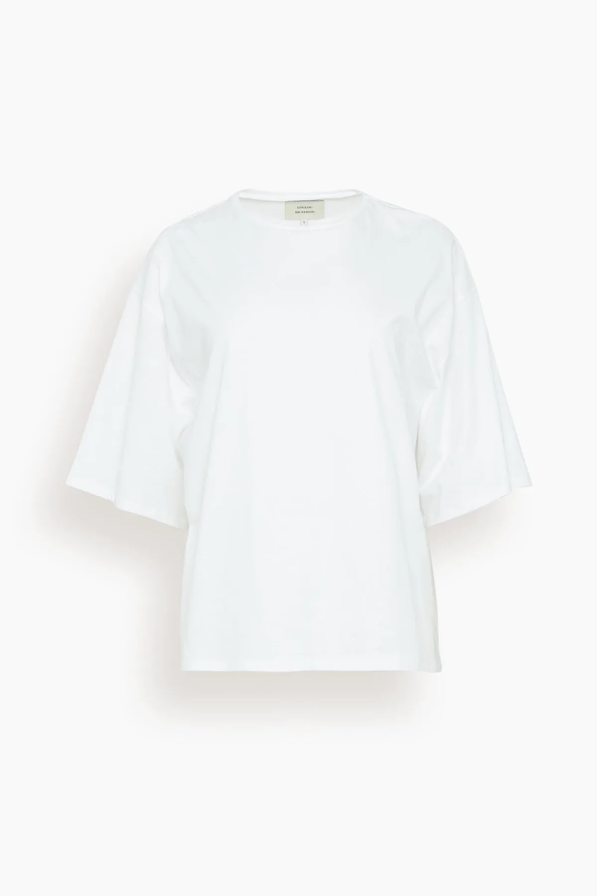 Osis Boxy T-Shirt in White sold by Hampden Clothing