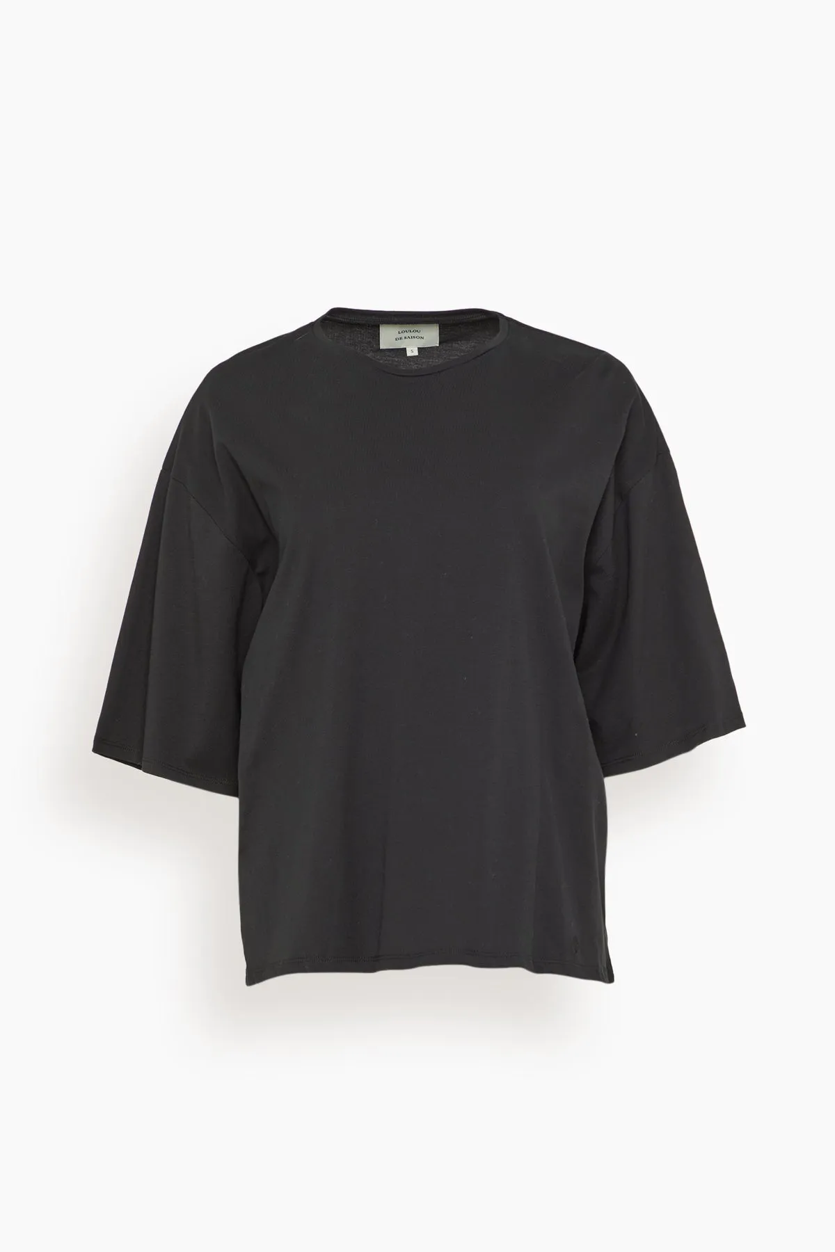 Osis Boxy T-Shirt in Black sold by Hampden Clothing