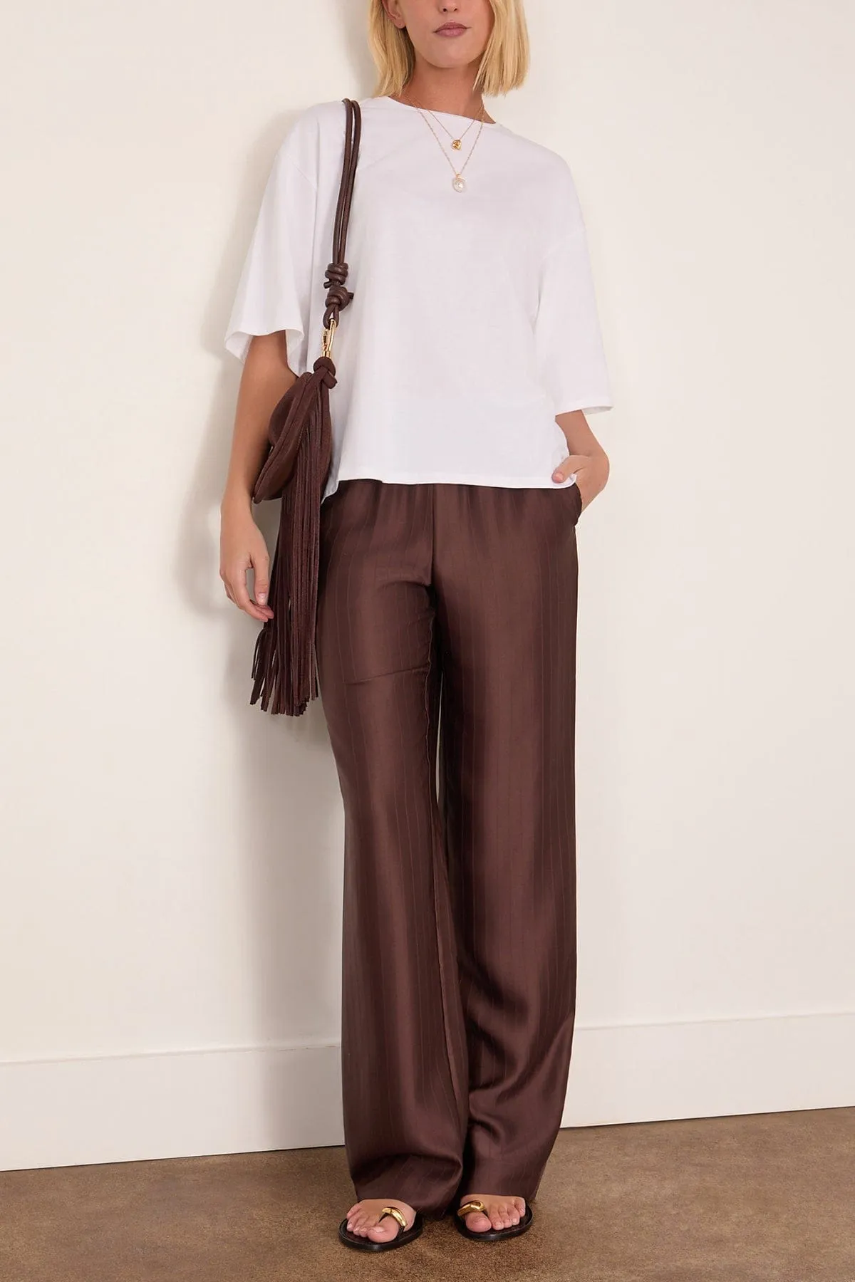 Kadala Loose Fit Pants in Dark Brown sold by Hampden Clothing product image thumbnail 2