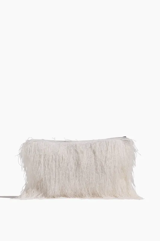 Evano Pouch in White made by Loulou De Saison