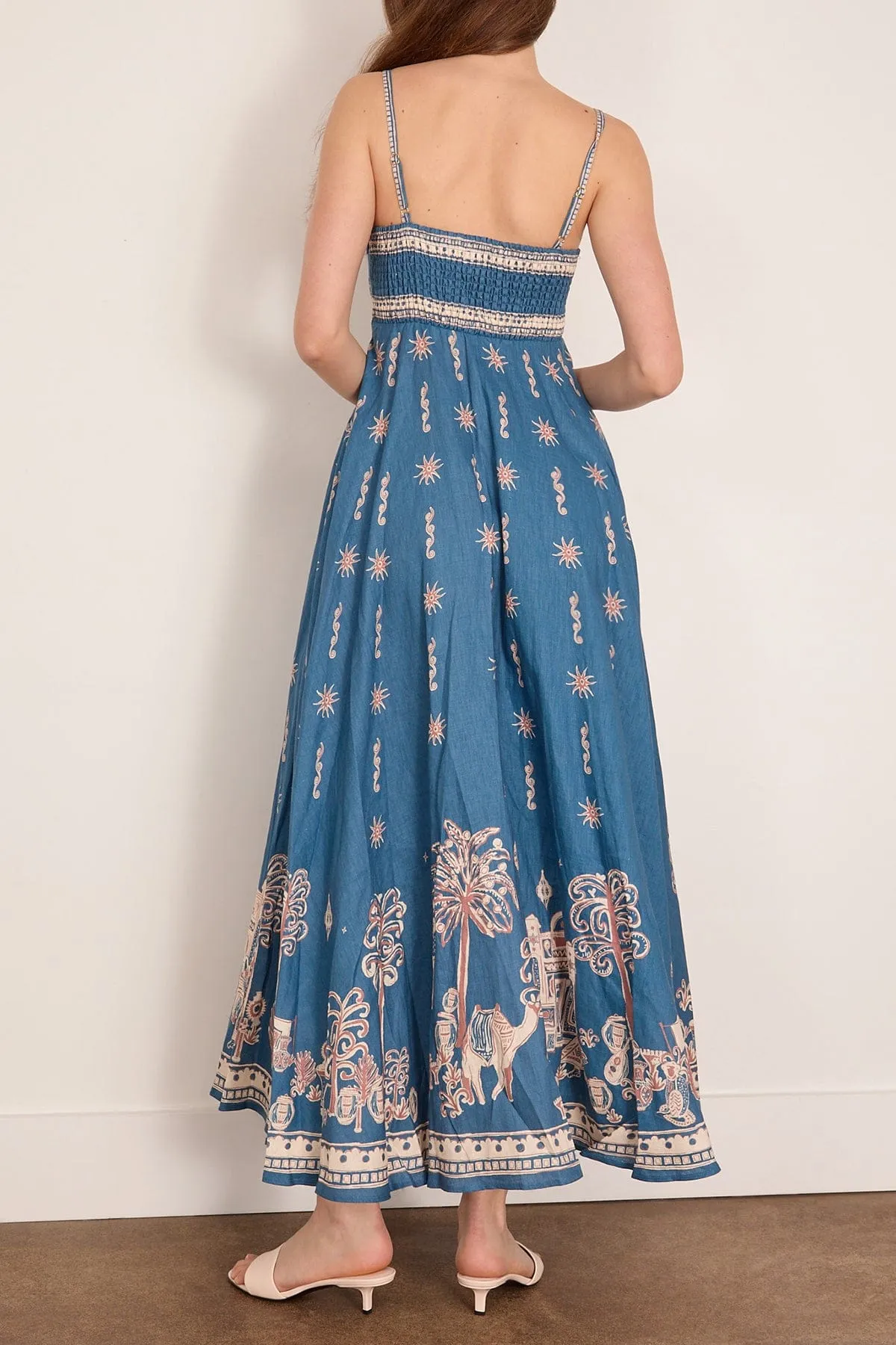 Acacia Sundress in Blue sold by Hampden Clothing product image thumbnail 4
