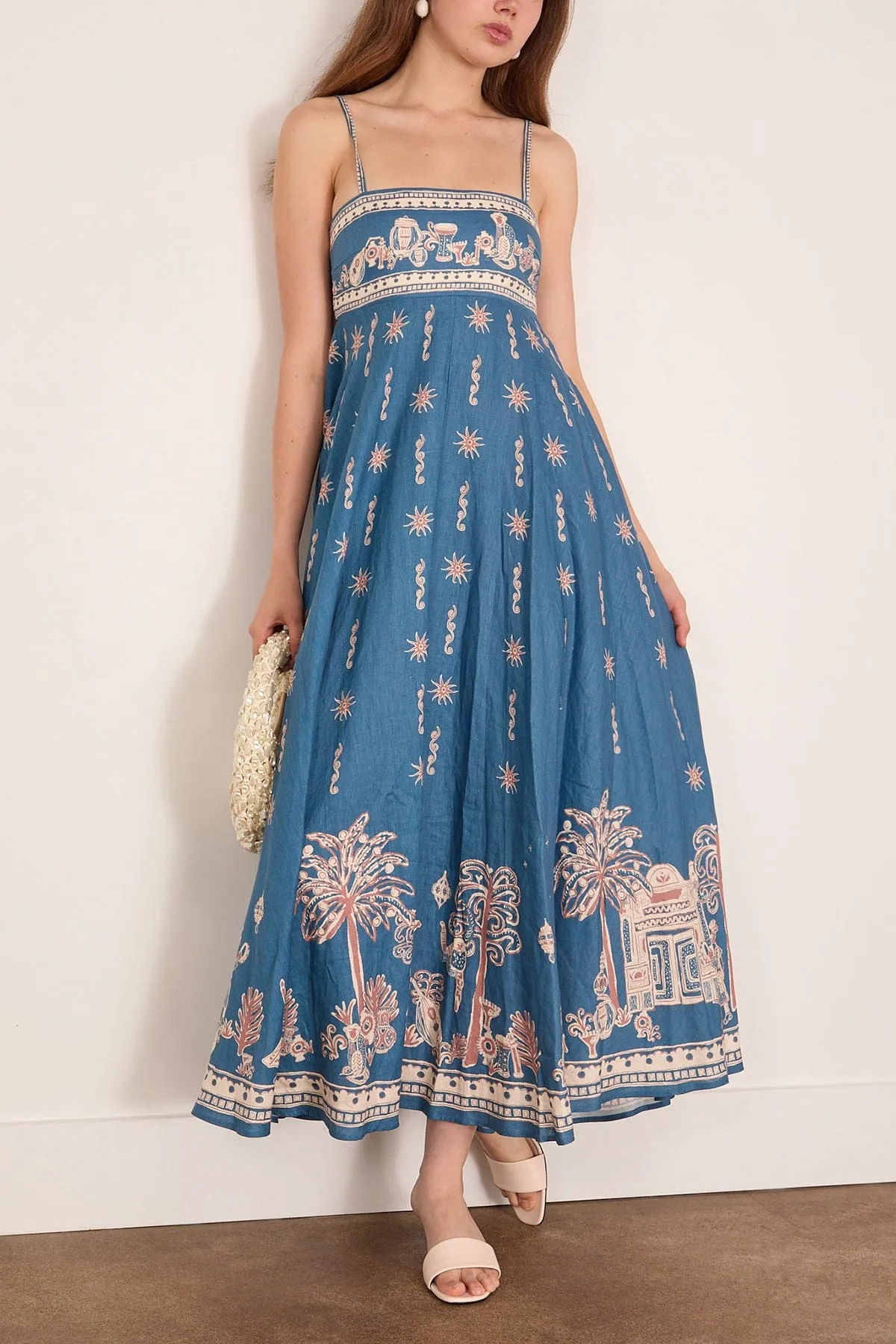 Acacia Sundress in Blue sold by Hampden Clothing product image thumbnail 2