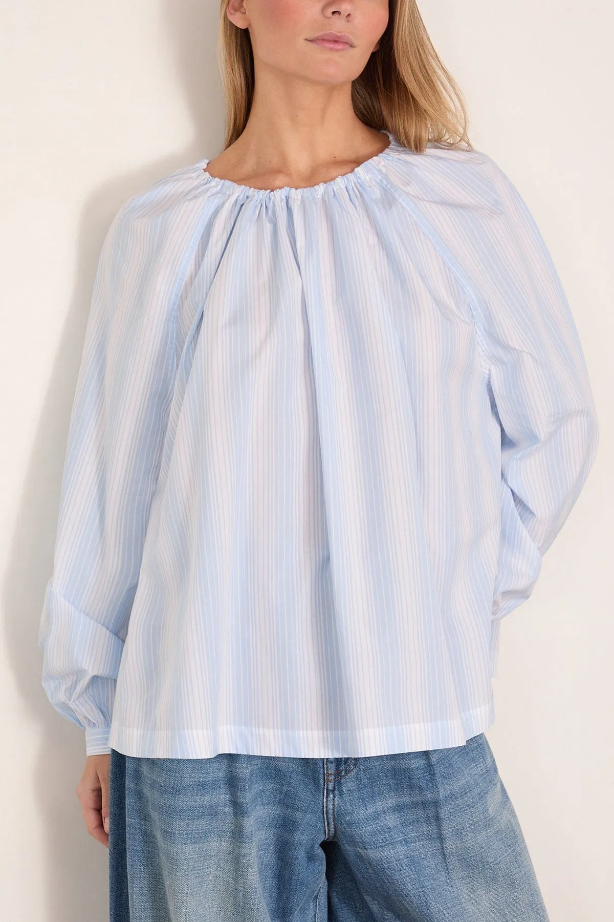 Long Sleeve Top in Light Blue sold by Hampden Clothing product image thumbnail 3