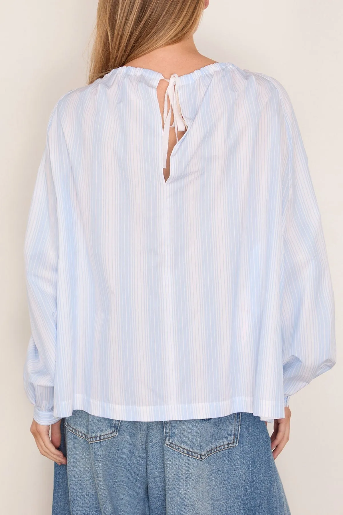 Long Sleeve Top in Light Blue sold by Hampden Clothing product image thumbnail 4