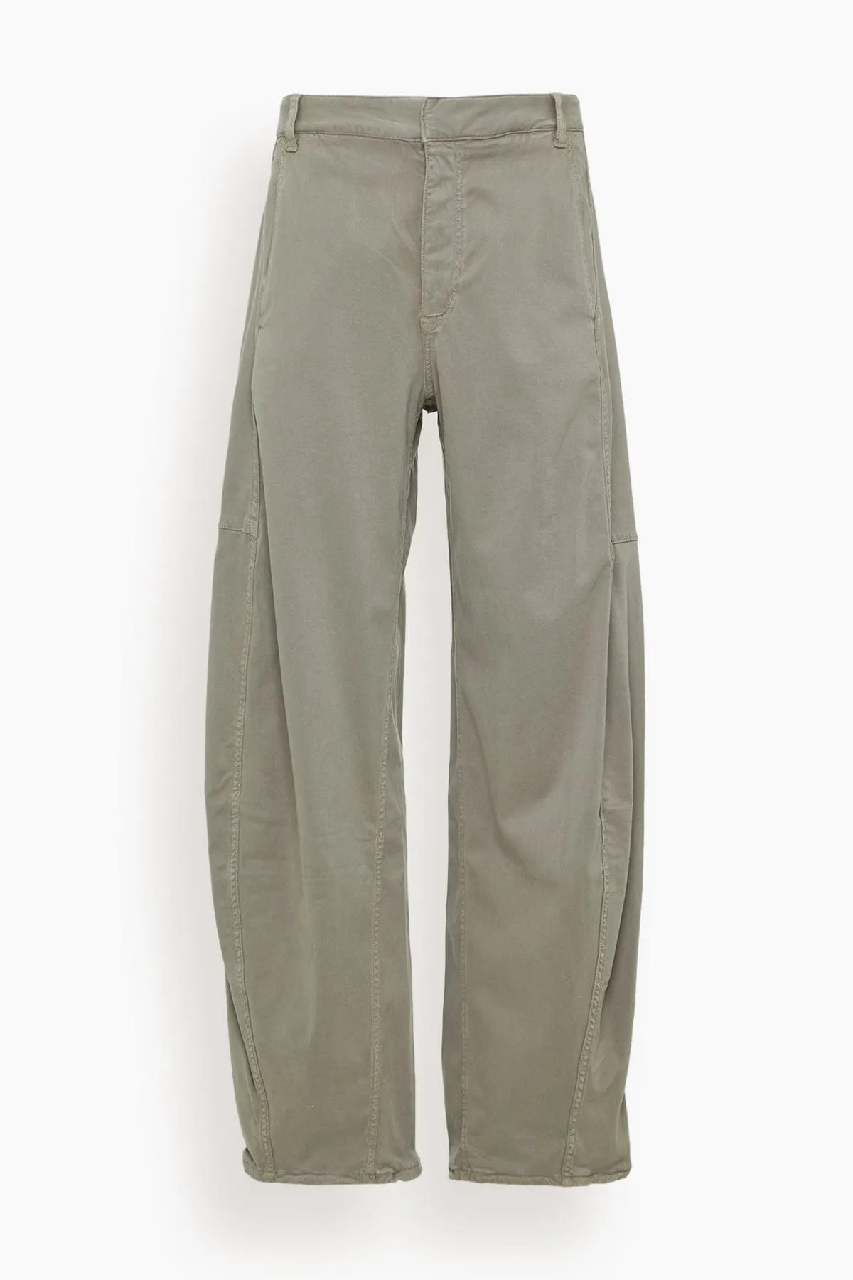 Reactive Garment Dyed Stretch Twill Sid Pant in Pewter sold by Hampden Clothing
