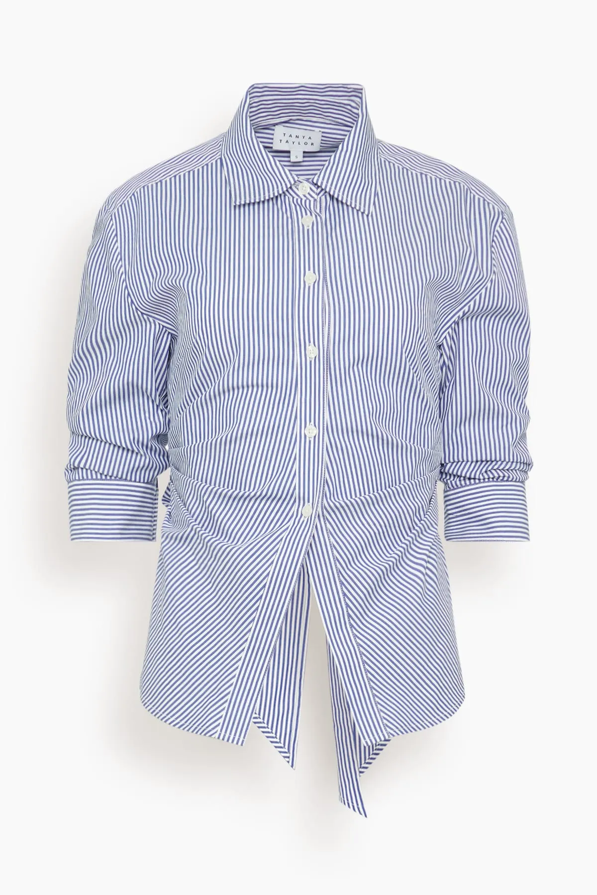 Winslet Top in Blue/Optic White sold by Hampden Clothing