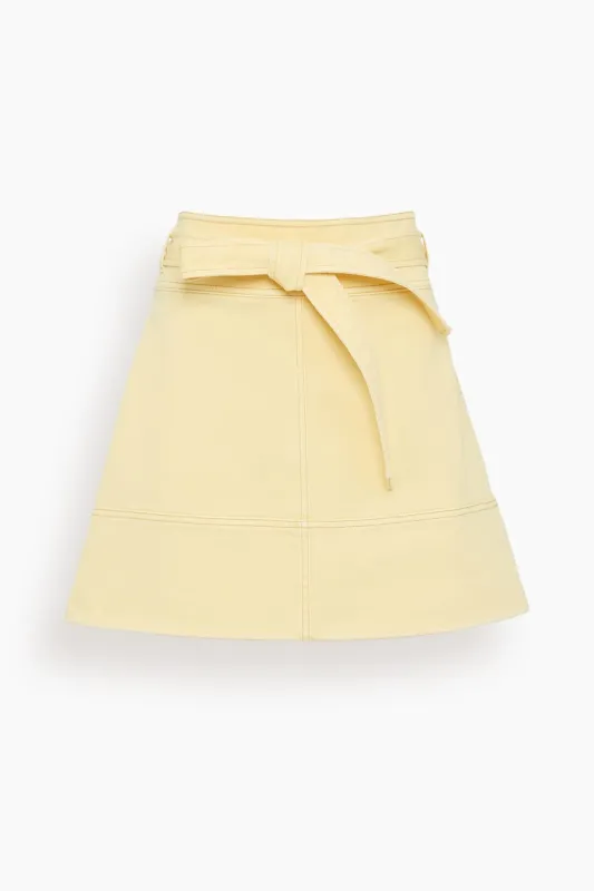 Courtney Skirt in Butter made by Tanya Taylor