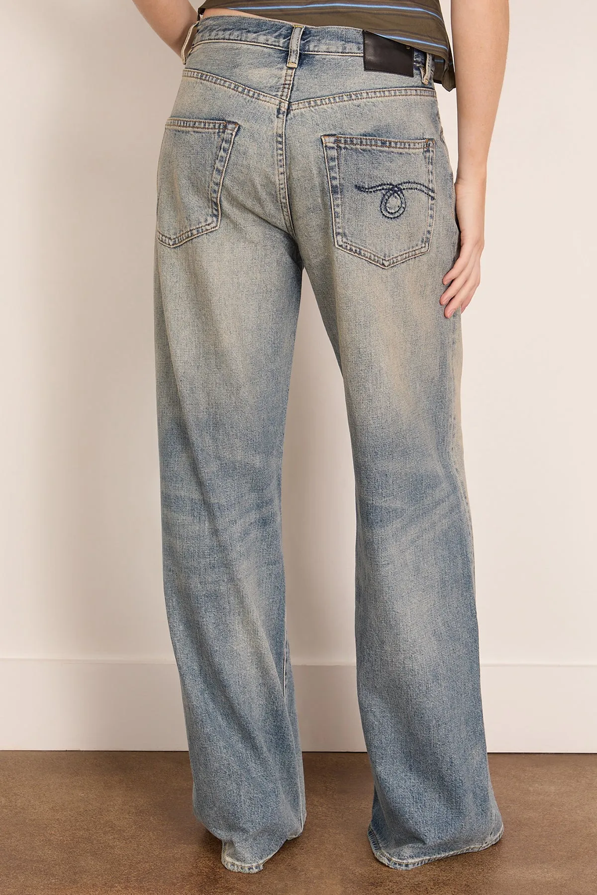 D'Arcy Flare Jean in Rivington Blue sold by Hampden Clothing product image thumbnail 4