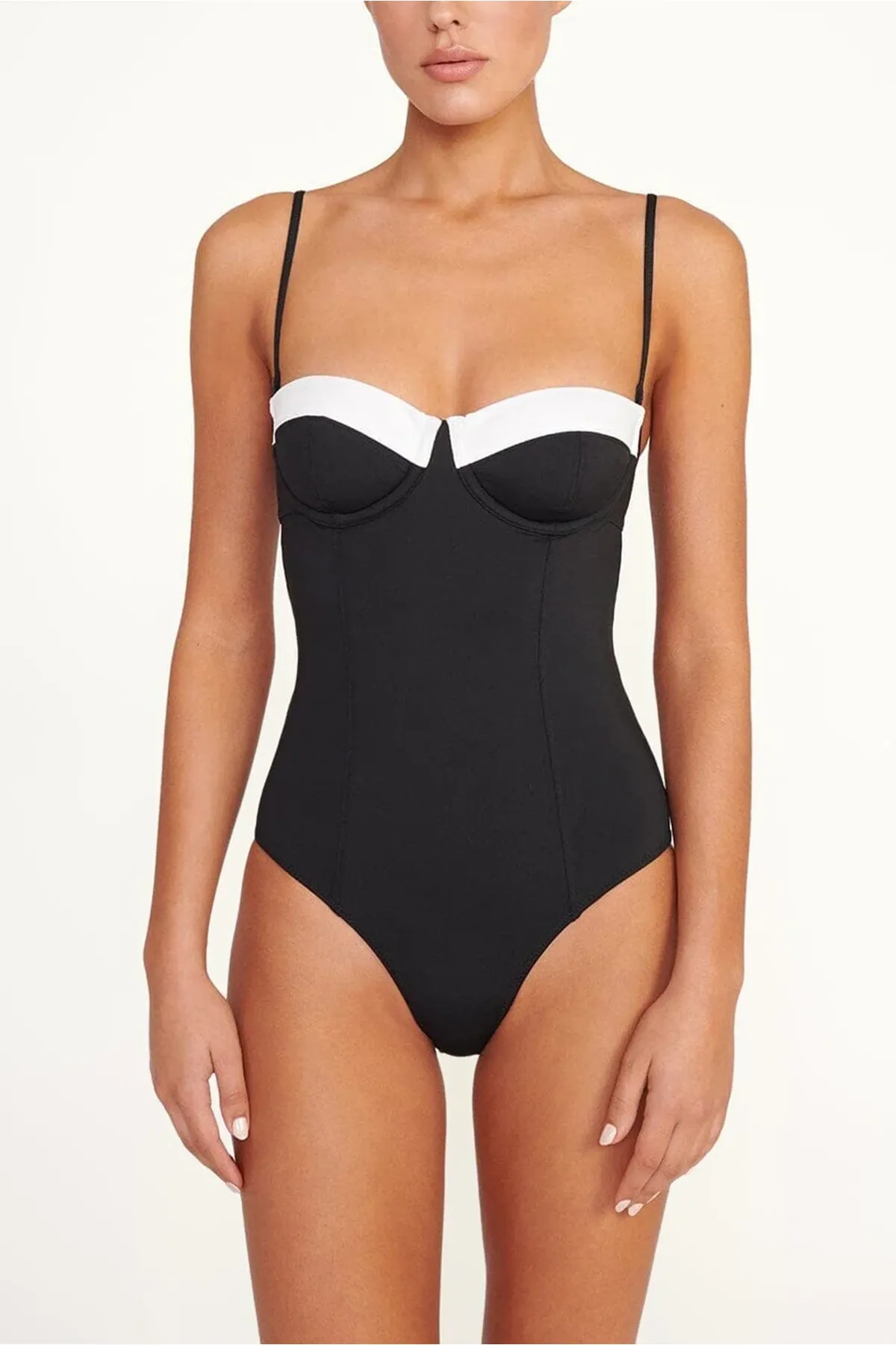 Maeve One Piece in Black/White sold by Hampden Clothing product image thumbnail 3